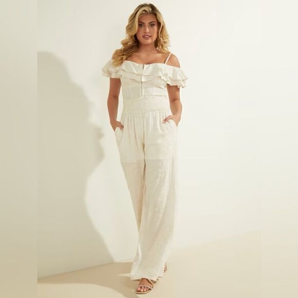 Guess NWT Mattie Top & Maya Palazzo Pant Set (S/M) - Picture 1 of 16